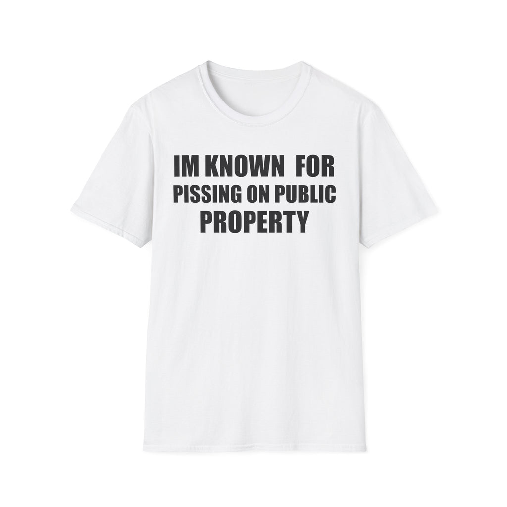 Pissing On Public Property T-Shirt
