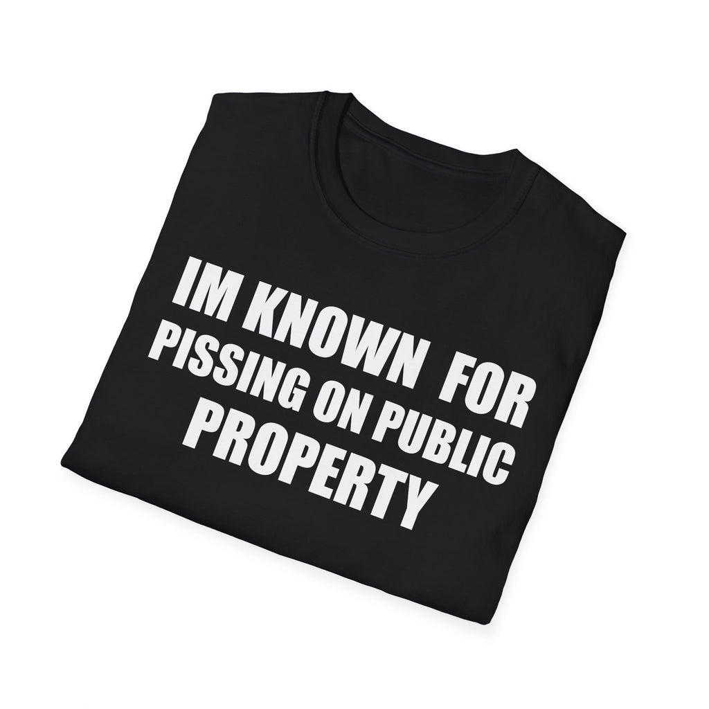 Pissing On Public Property T-Shirt