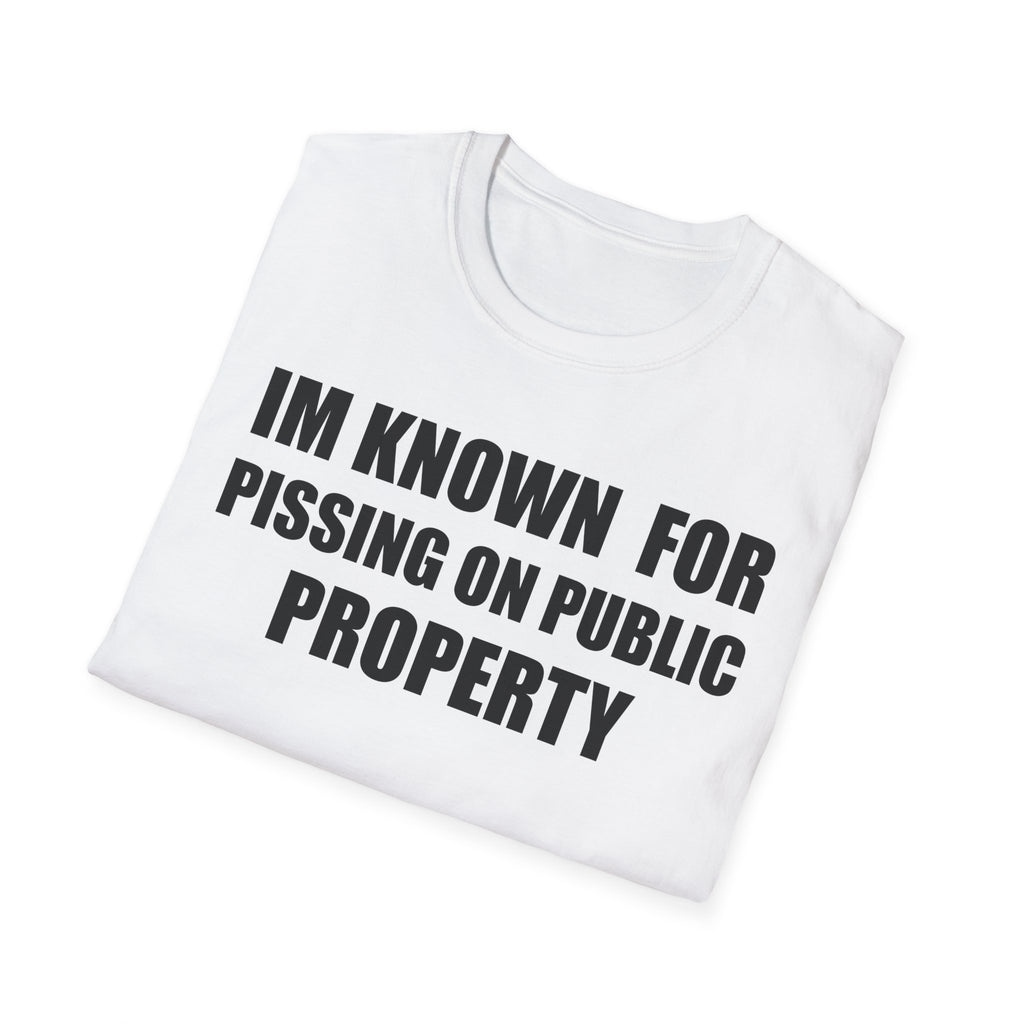 Pissing On Public Property T-Shirt