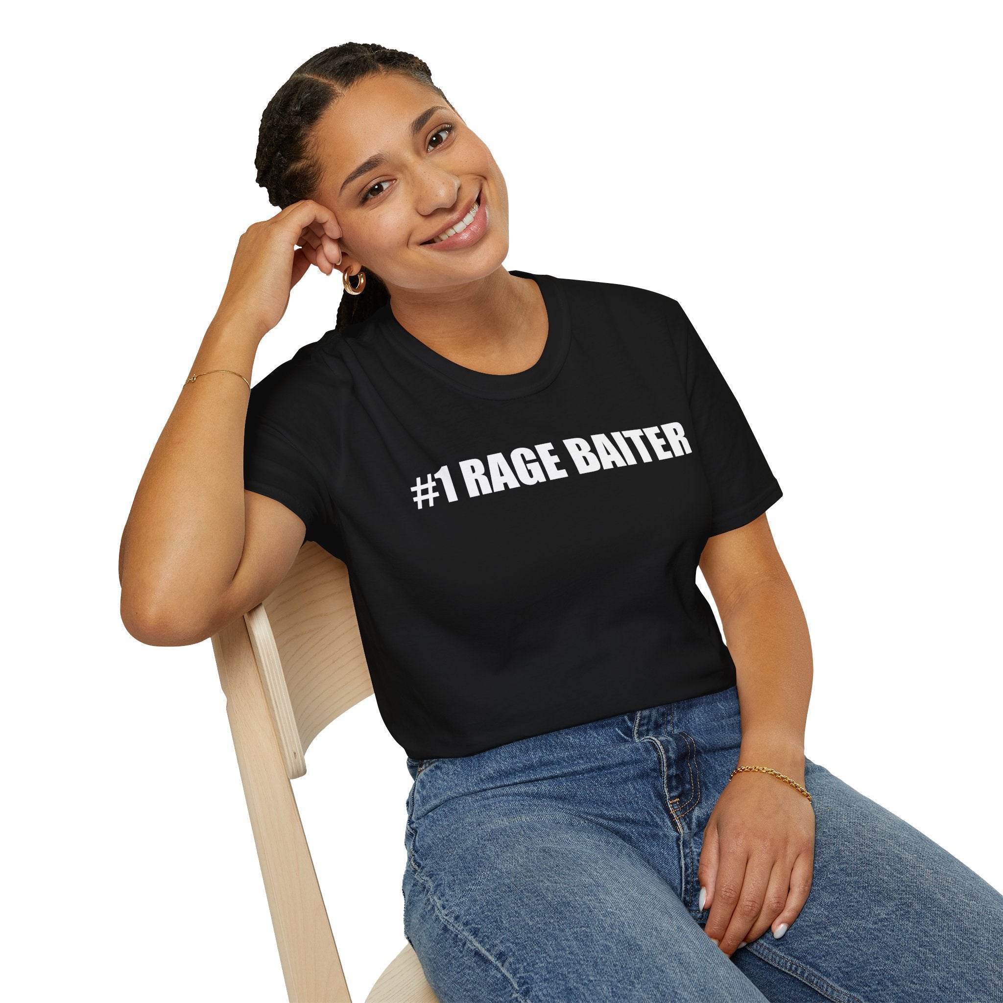 #1 Rage Baiter Softstyle T-Shirt